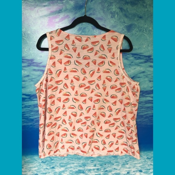 Watermelon 🍉 print women’s XL tank top - Picture 4 of 4